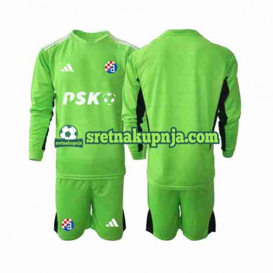 Dječja Domaći Home Golmanski Dresova Dinamo Zagreb 2023-2024 Dugim Rukavima