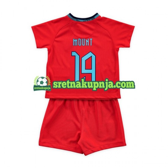 Dječja Gostujući Away Dresova Engleska Mount 19 World Cup 2022 Kratkih Rukava