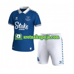 Dječja Domaći Home Dresova Everton 2023-2024 Kratkih Rukava