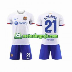 Dječja Gostujući Away Dresova FC Barcelona Frenkie de Jong 21 2023-2024 Kratkih Rukava