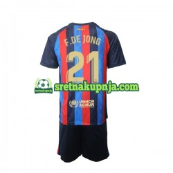 Dječja Domaći Home Dresova FC Barcelona Frenkie de Jong 21 2022-2023 Kratkih Rukava