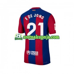 Muškarci Domaći Home Dresova FC Barcelona Frenkie de Jong 21 2023-2024 Kratkih Rukava