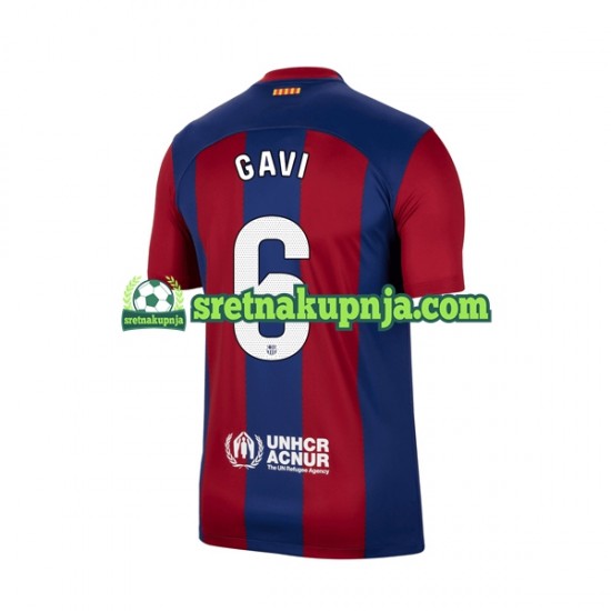 Muškarci Domaći Home Dresova FC Barcelona Gavi 6 2023-2024 Kratkih Rukava