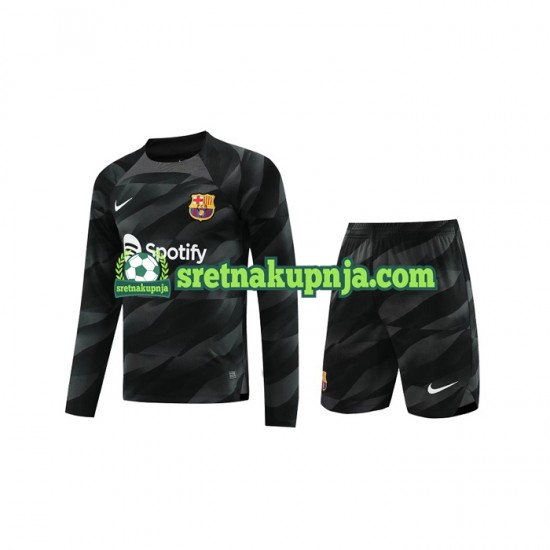 Dječja Gostujući Away Golmanski Dresova FC Barcelona 2023-2024 Dugim Rukavima