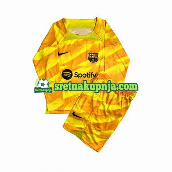 Dječja Četvrti Golmanski Dresova FC Barcelona 2023-2024 Dugim Rukavima