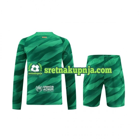 Dječja Domaći Home Golmanski Dresova FC Barcelona 2023-2024 Dugim Rukavima