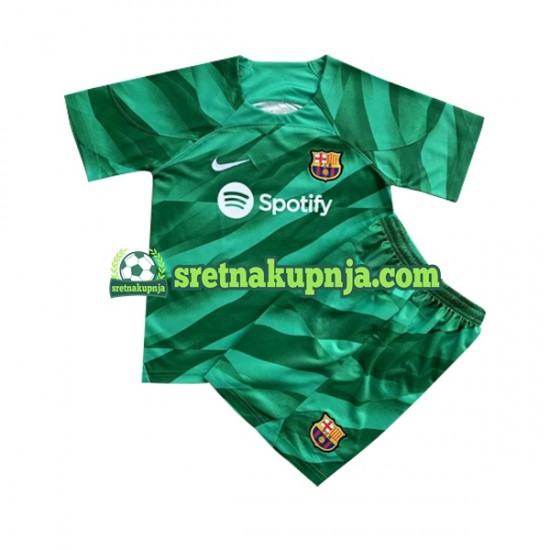 Dječja Domaći Home Golmanski Dresova FC Barcelona 2023-2024 Kratkih Rukava
