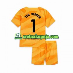 Dječja Četvrti Golmanski Dresova FC Barcelona Ter Stegen 1 2023-2024 Kratkih Rukava