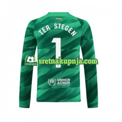 Muškarci Domaći Home Golmanski Dresova FC Barcelona Ter Stegen 1 2023-2024 Dugim Rukavima