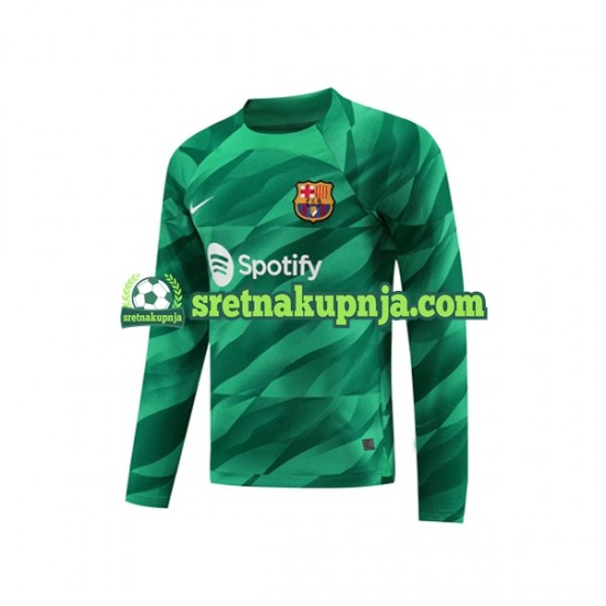 Muškarci Domaći Home Golmanski Dresova FC Barcelona Ter Stegen 1 2023-2024 Dugim Rukavima