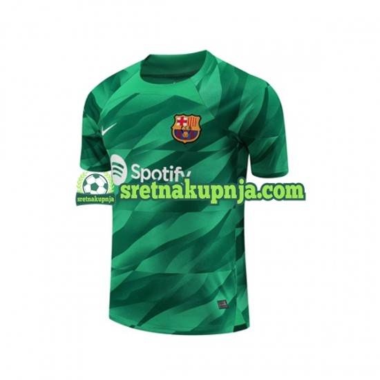 Muškarci Domaći Home Golmanski Dresova FC Barcelona Ter Stegen 1 2023-2024 Kratkih Rukava