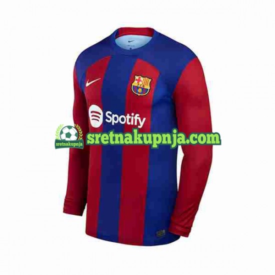 Muškarci Domaći Home Dresova FC Barcelona 2023-2024 Dugim Rukavima