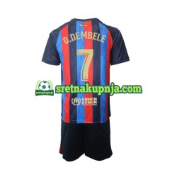 Dječja Domaći Home Dresova FC Barcelona Ousmane Dembele 7 2022-2023 Kratkih Rukava