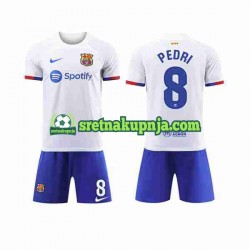 Dječja Gostujući Away Dresova FC Barcelona Pedri 8 2023-2024 Kratkih Rukava