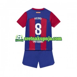 Dječja Domaći Home Dresova FC Barcelona Pedri 8 2023-2024 Kratkih Rukava