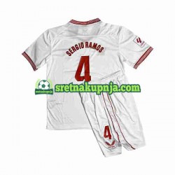 Dječja Domaći Home Dresova Sevilla FC Sergio Ramos 4 2023-2024 Kratkih Rukava