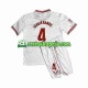 Dječja Domaći Home Dresova Sevilla FC Sergio Ramos 4 2023-2024 Kratkih Rukava