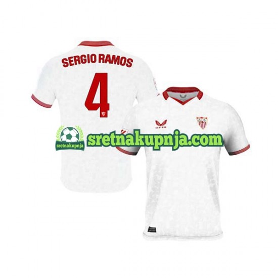 Muškarci Domaći Home Dresova Sevilla FC Sergio Ramos 4 2023-2024 Kratkih Rukava