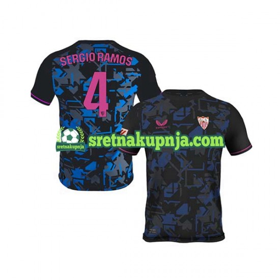 Muškarci Treći Dresova Sevilla FC Sergio Ramos 4 2023-2024 Kratkih Rukava