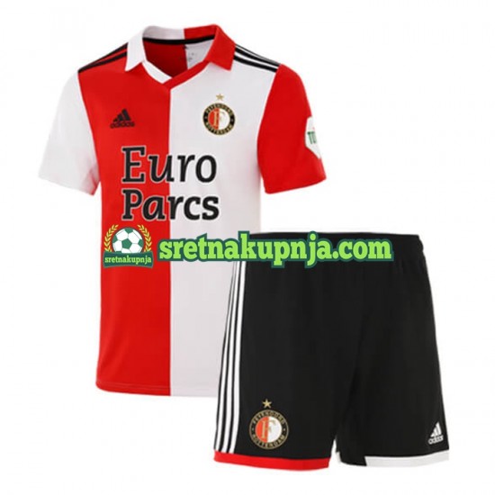 Dječja Domaći Home Dresova Feyenoord Rotterdam 2022-2023 Kratkih Rukava
