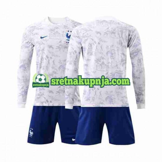 Dječja Gostujući Away Dresova Francuska World Cup 2022 Dugim Rukavima