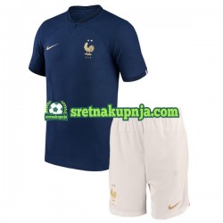 Dječja Domaći Home Dresova Francuska World Cup 2022 Kratkih Rukava Dječja Domaći Home Dresova Francuska World Cup 2022 Kratkih Rukava