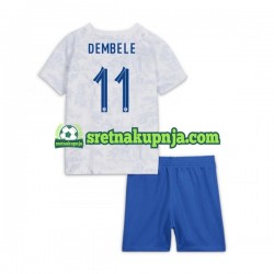 Dječja Gostujući Away Dresova Francuska Dembele 11 World Cup 2022 Kratkih Rukava Dječja Gostujući Away Dresova Francuska Dembele 11 World Cup 2022 Kratkih Rukava