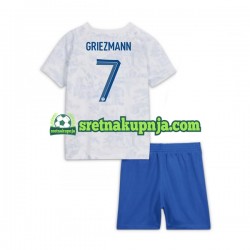 Dječja Gostujući Away Dresova Francuska Griezmann 7 World Cup 2022 Kratkih Rukava
