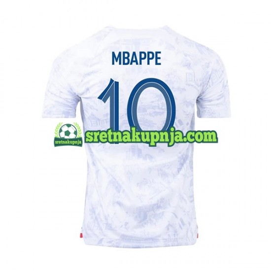 Muškarci Gostujući Away Dresova Francuska Mbappe 10 World Cup 2022 Kratkih Rukava