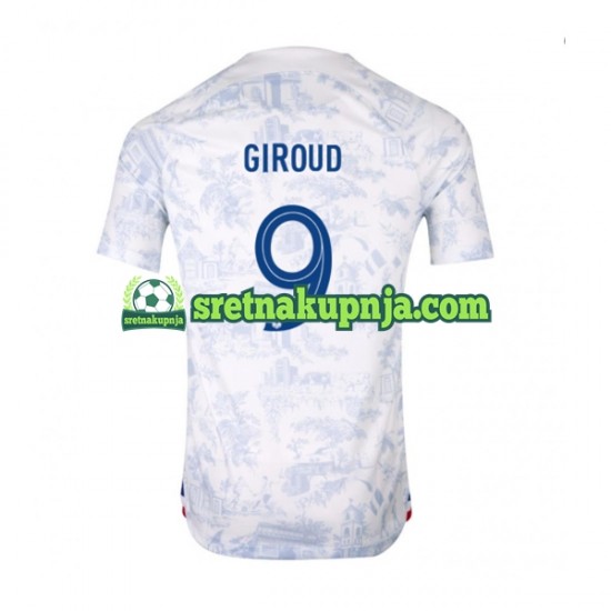 Muškarci Gostujući Away Dresova Francuska Olivier Giroud 9 World Cup 2022 Kratkih Rukava