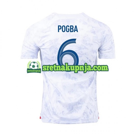 Muškarci Gostujući Away Dresova Francuska Pogba 6 World Cup 2022 Kratkih Rukava