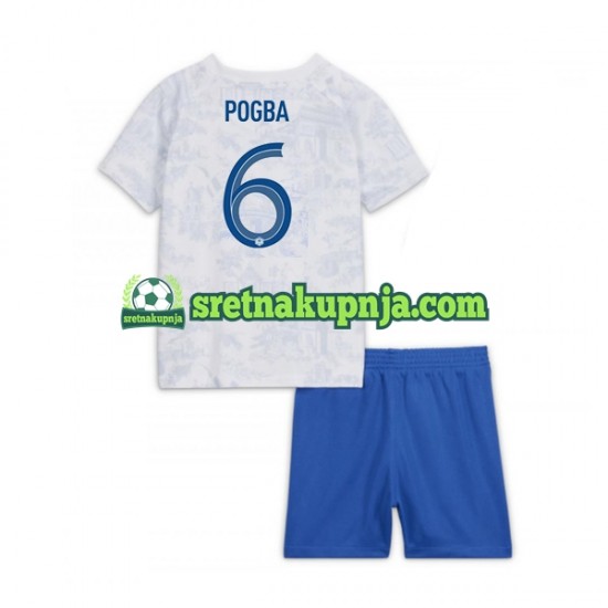 Dječja Gostujući Away Dresova Francuska Pogba 6 World Cup 2022 Kratkih Rukava