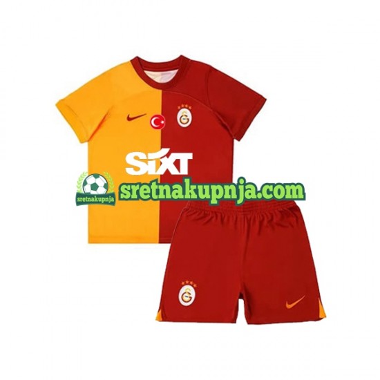 Dječja Domaći Home Dresova Galatasaray 2023-2024 Kratkih Rukava