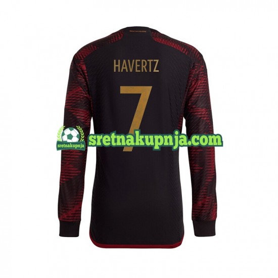 Muškarci Gostujući Away Dresova Njemačka Havertz 7 World Cup 2022 Dugim Rukavima