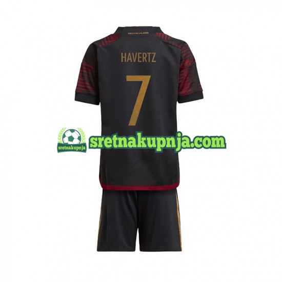 Dječja Gostujući Away Dresova Njemačka Havertz 7 World Cup 2022 Kratkih Rukava