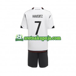 Dječja Domaći Home Dresova Njemačka Havertz 7 World Cup 2022 Kratkih Rukava