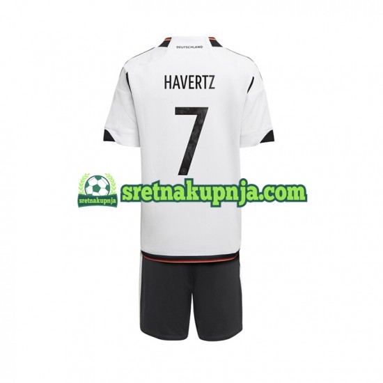 Dječja Domaći Home Dresova Njemačka Havertz 7 World Cup 2022 Kratkih Rukava