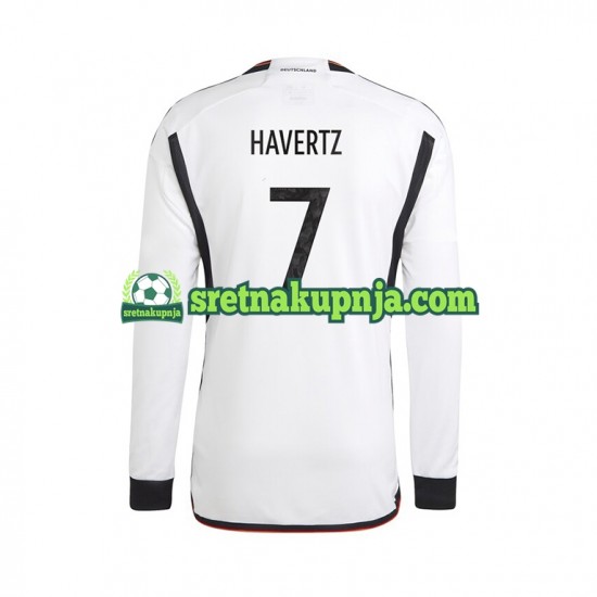 Muškarci Domaći Home Dresova Njemačka Havertz 7 World Cup 2022 Dugim Rukavima