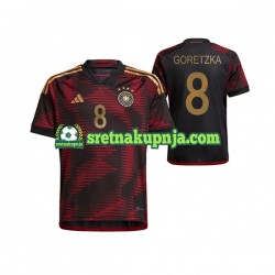 Muškarci Gostujući Away Dresova Njemačka Leon Goretzka 8 World Cup 2022 Kratkih Rukava