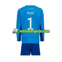 Dječja Domaći Home Golmanski Dresova Njemačka Manuel Neuer 1 World Cup 2022 Dugim Rukavima