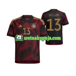 Muškarci Gostujući Away Dresova Njemačka Thomas Muller 13 World Cup 2022 Kratkih Rukava