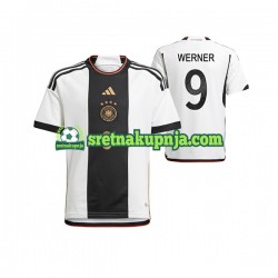 Muškarci Domaći Home Dresova Njemačka Timo Werner 9 World Cup 2022 Kratkih Rukava