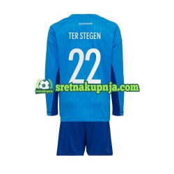 Dječja Domaći Home Golmanski Dresova Njemačka ter Stegen 22 World Cup 2022 Dugim Rukavima