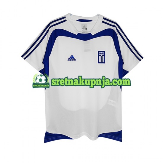 Muškarci Domaći Home Dresova Grčka Retro 2004 Kratkih Rukava