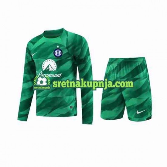 Dječja Gostujući Away Golmanski Dresova Inter Milan 2023-2024 Dugim Rukavima