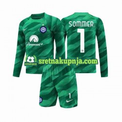 Dječja Gostujući Away Golmanski Dresova Inter Milan Sommer 1 2023-2024 Dugim Rukavima Dječja Gostujući Away Golmanski Dresova Inter Milan Sommer 1 2023-2024 Dugim Rukavima