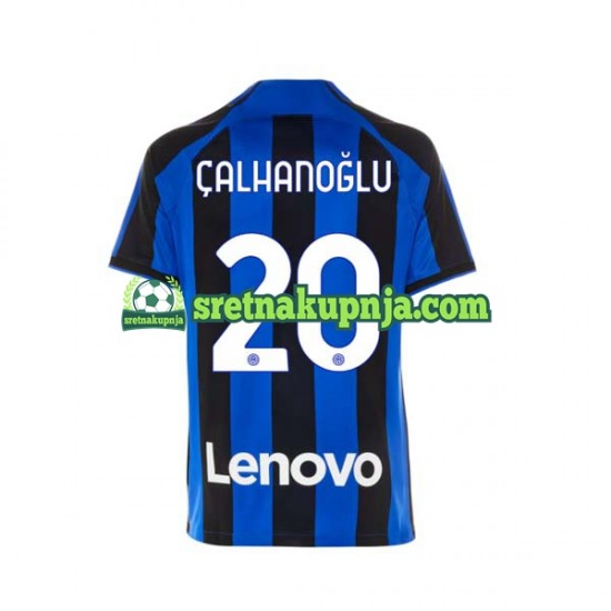 Muškarci Domaći Home Dresova Inter Milan Hakan Calhanoglu 20 2022-2023 Kratkih Rukava