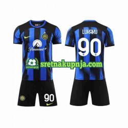 Dječja Domaći Home Dresova Inter Milan Lukaku 90 2023-2024 Kratkih Rukava Dječja Domaći Home Dresova Inter Milan Lukaku 90 2023-2024 Kratkih Rukava