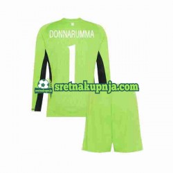 Dječja Domaći Home Golmanski Dresova Italija Donnarumma 1 2023 Dugim Rukavima