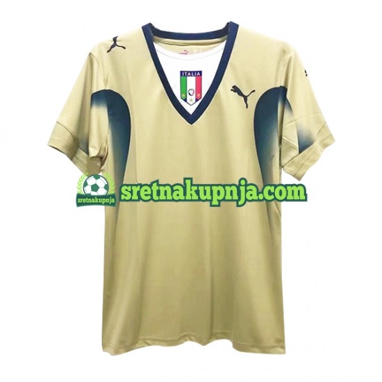 Muškarci Domaći Home Golmanski Dresova Italija Retro 2006 Kratkih Rukava